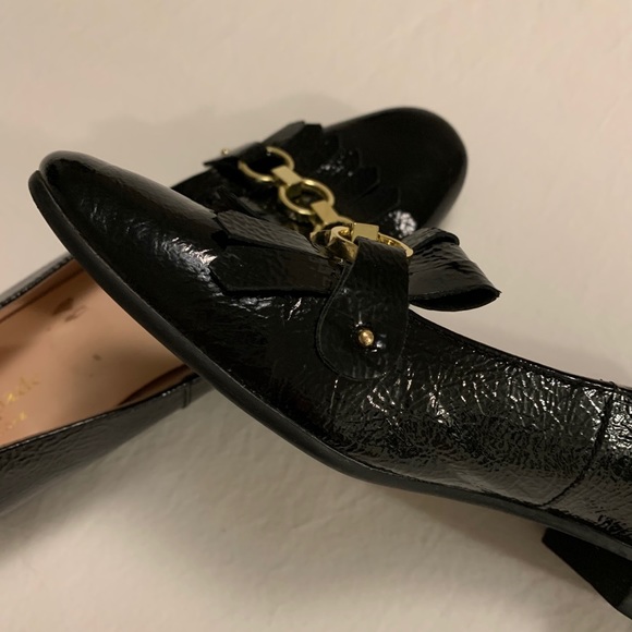 Kate Spade Black Leather Loafers - Picture 4 of 10